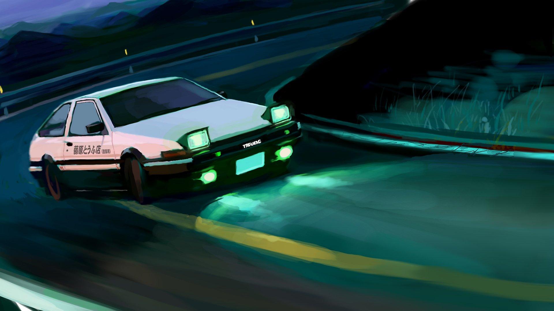 Aesthetic Initial D wallpapers collection