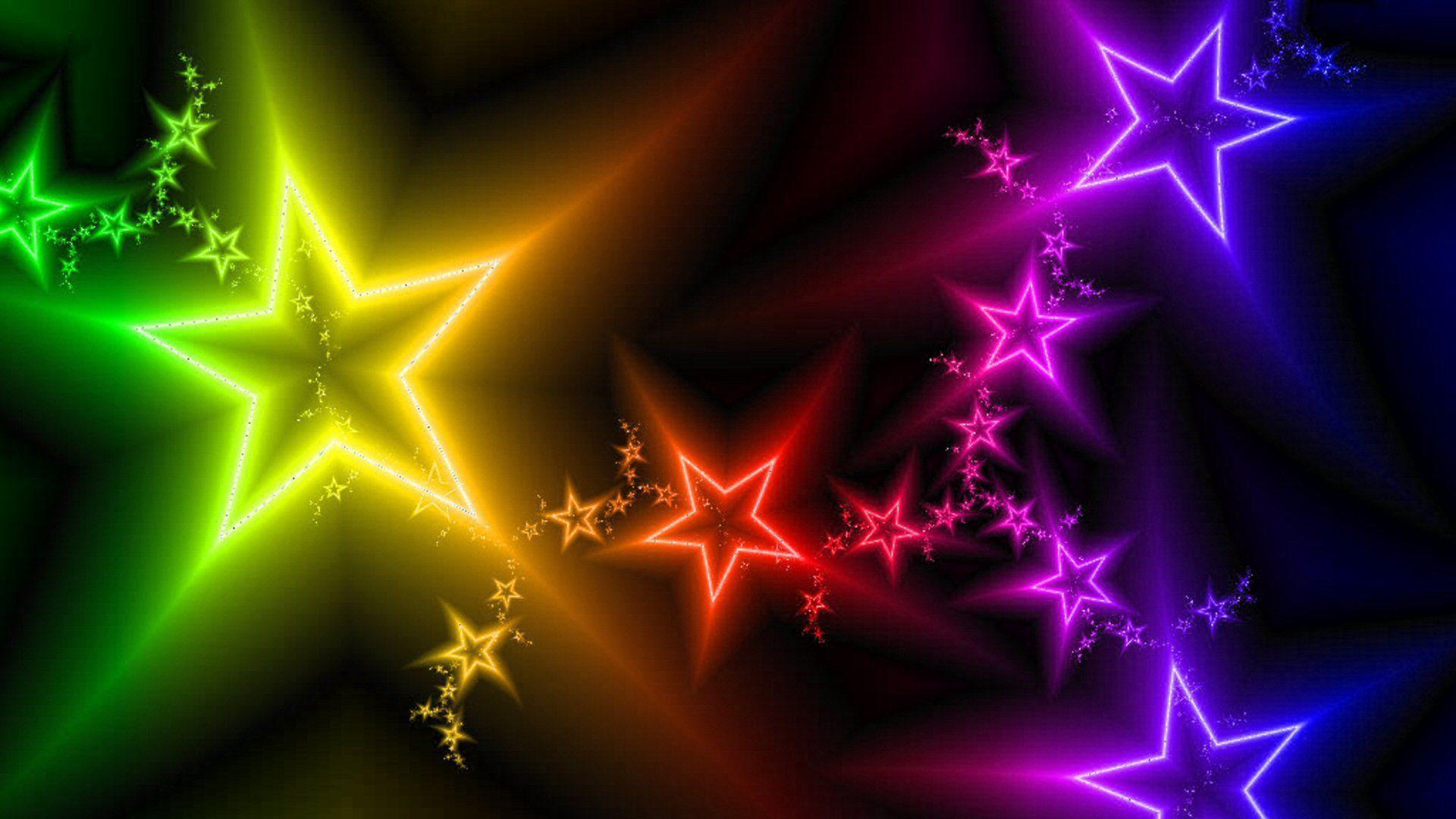 Colorful Stars wallpapers collection