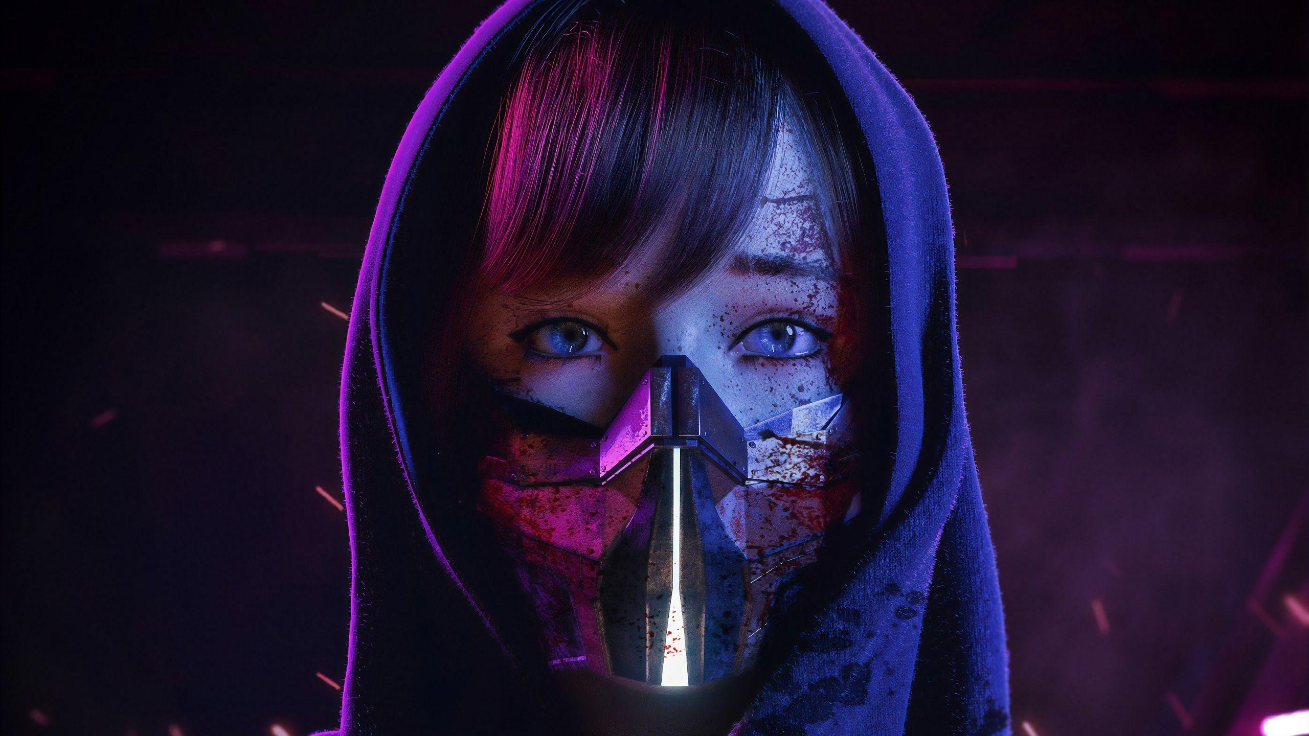 Cool Girls With Mask wallpapers collection