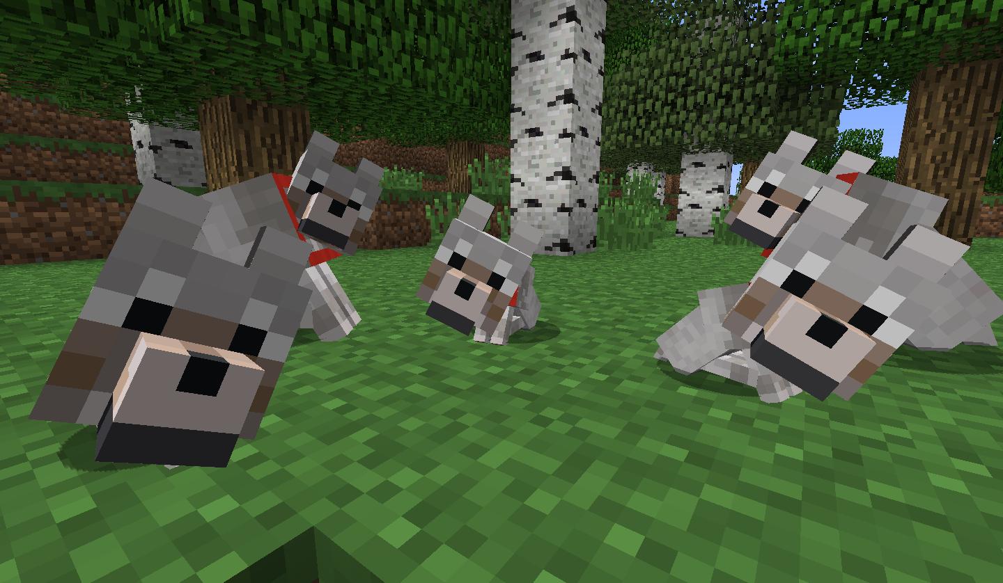 Minecraft Wolf wallpapers collection