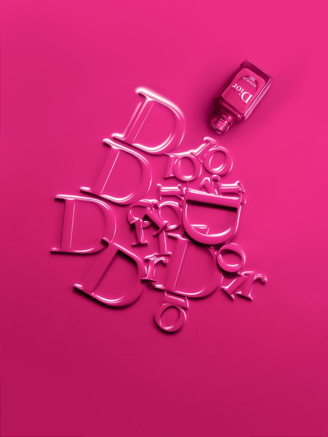 Pink Dior wallpapers collection