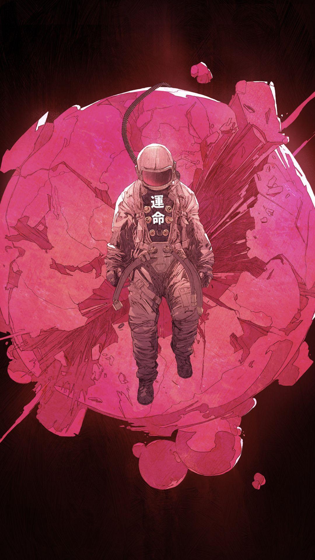 Pink Space Aesthetic wallpapers collection