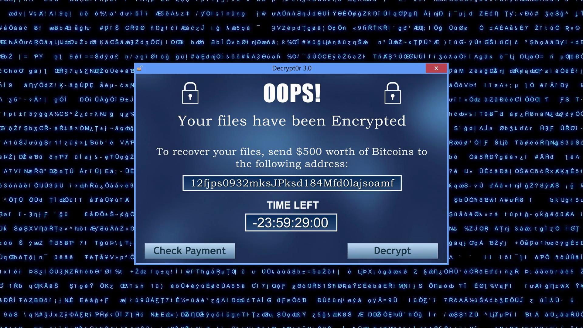 Ransomware wallpapers collection