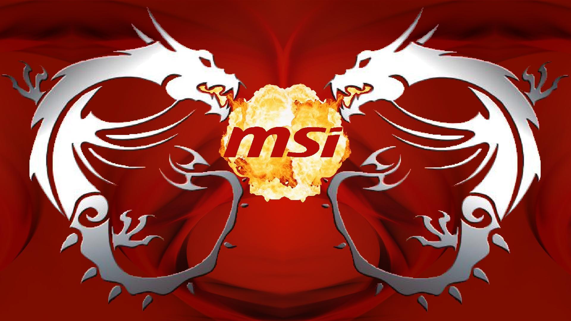 Red Msi wallpapers collection