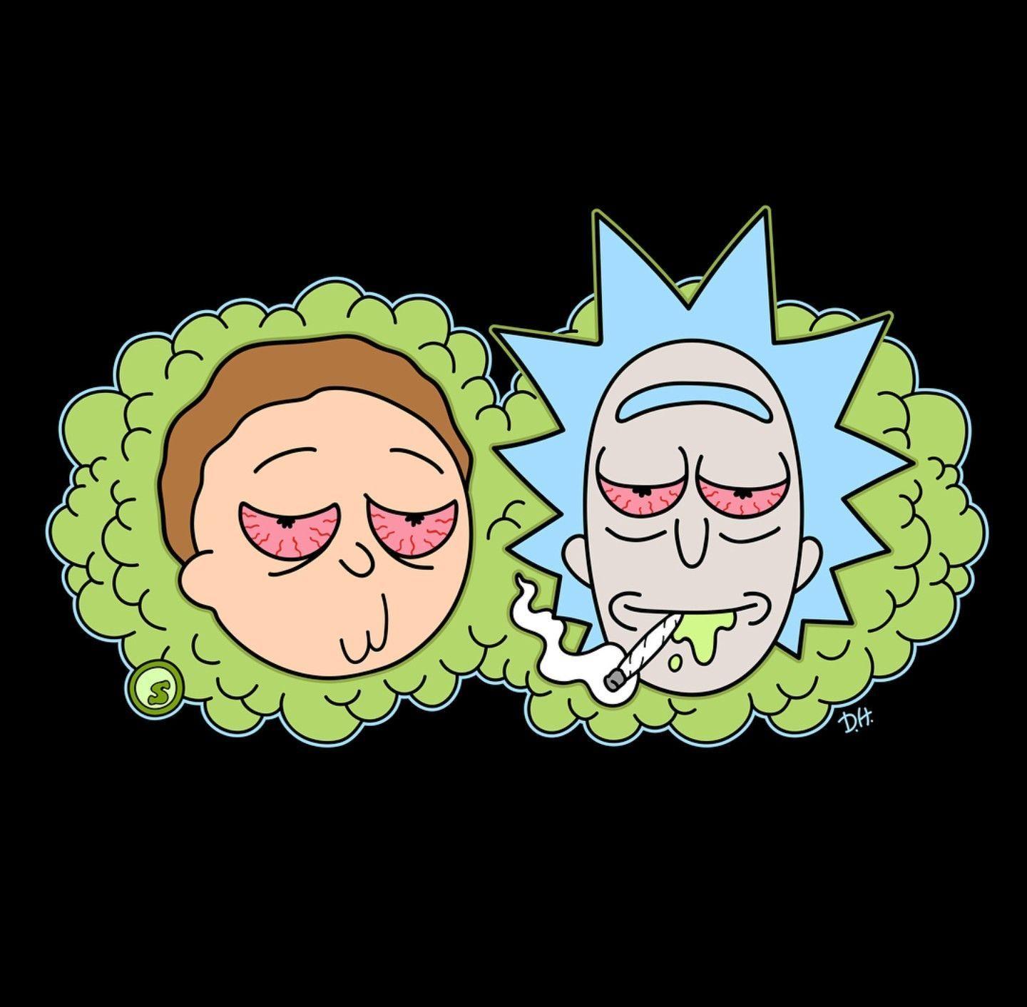 Rick And Morty Weed wallpapers collection